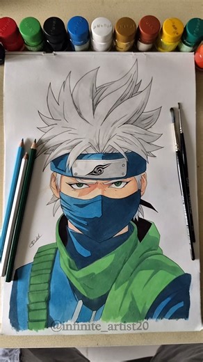 small artist with big dream 🥰😁 #anime #art #shorts #drawing #trending #sketch #artist #naruto