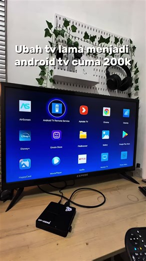 Cara Pasang Android Box Up-Home ke TV Lama
