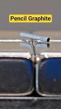 Does Pencil Lead Levitate on Magnets? #shorts