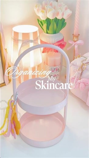 ✨Cozy Pink Aesthetic ✨ Skincare & Desk Vibes 🌸 Fall Ambience Glow