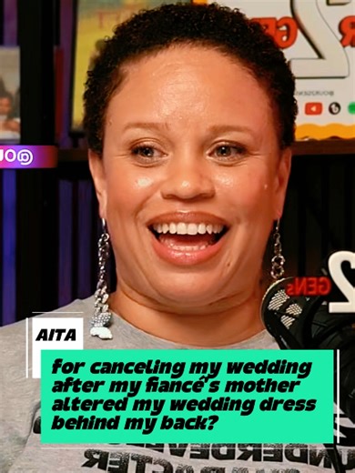 AITA for canceling my wedding after my fiancé's mother altered my wedding dress behind my back? credit @Our2Gens Podcast #redditstories #aita #reddit_tiktok #storytime #redditreadings