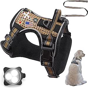 Dog Vest and Leash Set Dog Vest with Handle No Pull Dog Harness