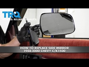 How to Replace Side Mirror Pedestal Style Chevy C/K1500 1988-2000