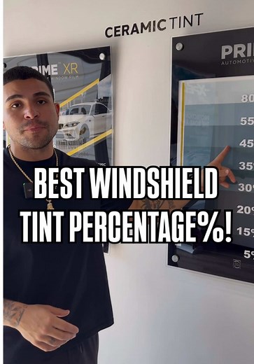 Window Tint Options: Film Type & Percentage Guide