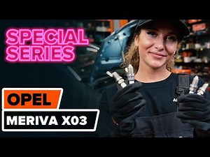 How do you replace the spark plugs on the Opel Meriva?