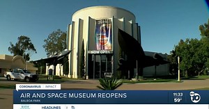 San Diego Air & Space Museum, other Balboa Park attractions reopen