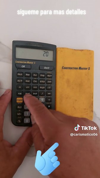 aprende como usar una calculadora construction máster 5 #construcciontips #fundaciones #concretewall #cementerosperros #concretelife #concreto #mexico🇲🇽 #usajobs #aprendeentiktok