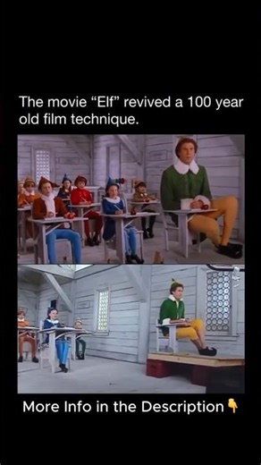 How Elf Used a Classic Hollywood Trick Instead of CGI 🎬✨ #nostalgia