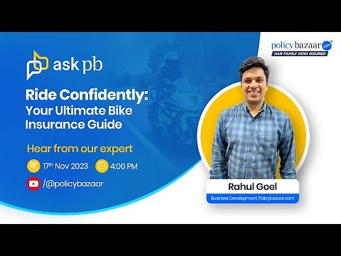 Your Roadmap to Two-Wheeler Insurance Excellence: Live Q&A Session | Policy bazaar | AskPB