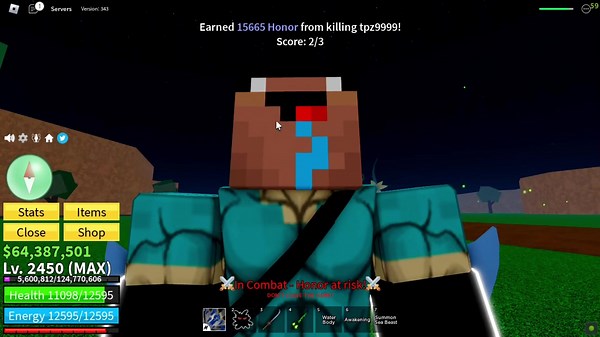 Best Blox Fruits Combo: Buddy Sword and Dark God Human