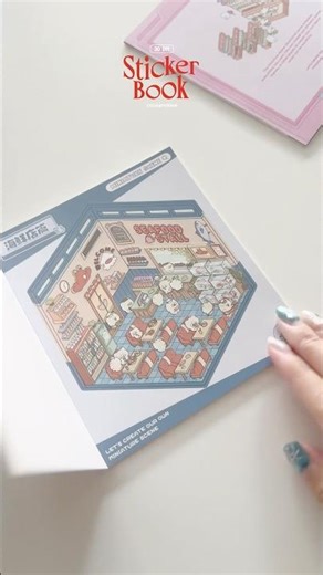 3d diy sticker asmr // unboxing 3d sticker book