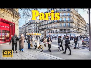 Paris, France 🇫🇷 - Paris 4K HDR Walking Tour - March 2025 | Paris 4K | A Walk In Paris