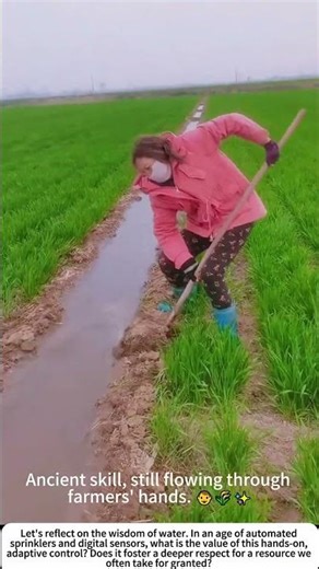 Unlocking the Flow: Hand-Irrigating a Field with a Shovel 💧🧑🌾