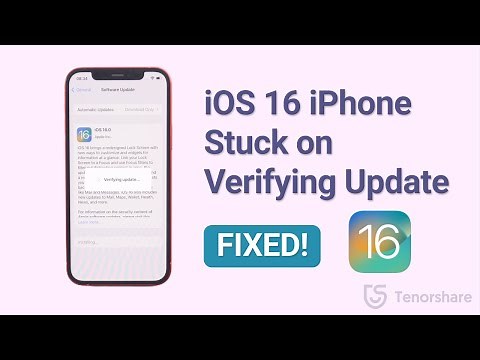 [FIXED!] iOS 16/17 iPhone Stuck on Verifying Update