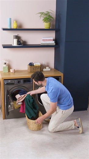 Če je tvoje perilo neuravnoteženo, tvoj Beko pralni stroj ostane stabilen. Rešitve za resnično življenje. #ZanesljivoBeko | Beko