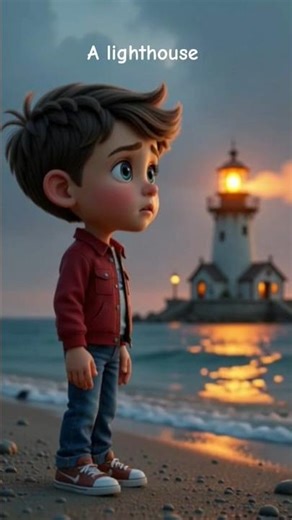 He waited by the lighthouse… forever 💔 #shorts