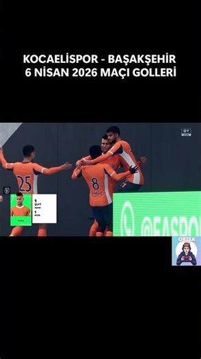 FC 2026 KOCAELİSPOR BAŞAKŞEHİR Maçı Golleri