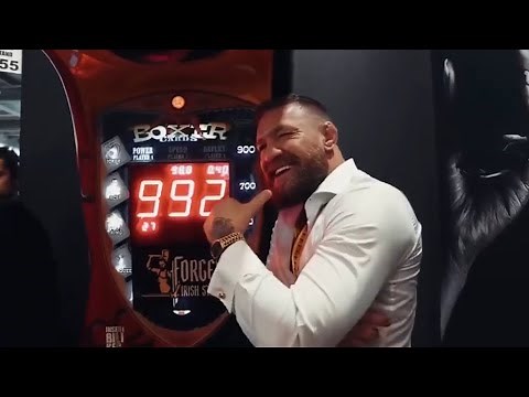 HE'S BACK! Conor McGregor Breaks Punch Machine Record