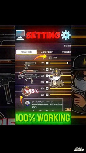 Free Fire Headshot setting 2025 ⚡ Best Sensitivity Settings ⚙️| Sensitivity + Hud Settings Free Fire