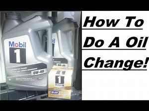 How To Do A Oil Change On A Dodge Challenger SRT8 6.1L Hemi 2010 (MOBIL 1)