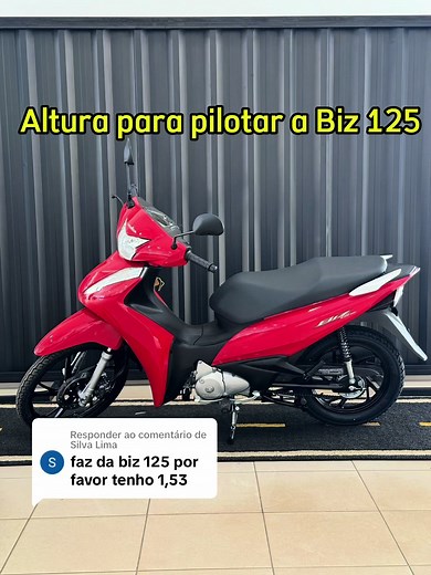 Altura Ideal para Pilotar a Honda Biz 125