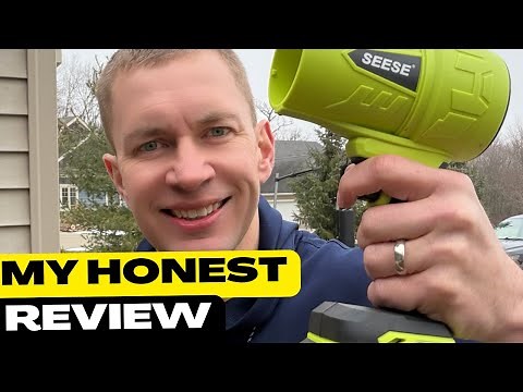 SEESE Turbo Jet Leaf Blower - We tried it out!
