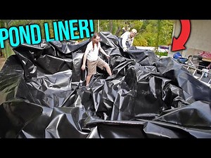 Installing Pond Liner Part 1 of 2
