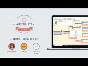 WGT9 2021 - Impulsvortrag 1: Ahnenblatt - Genereller Überblick