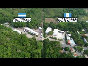 Spanish visiting the border between Guatemala and Honduras