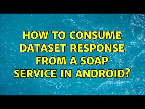 How to consume DataSet response from a SOAP service in Android?