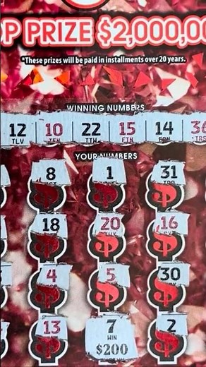 HUGE $200 BONUS HIT!💥NC Scratch-Offs Deliver BIG Profit!💰#shorts #lottery