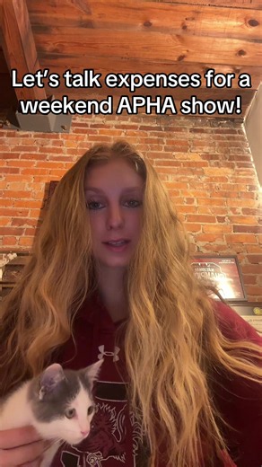 Let’s talk through expenses for a weekend APHA show! #apha #aphashows