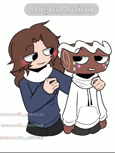 😳Hahaha, another creator vs. OC (I know Cosmo isn't my OC, don't repeat that on YouTube, okay?) 🌟✨ . . 🍓Well, here's a trend that took me a while to put together, but I hope you like it. I didn't know what to put at the end, haha. -Look, I have a new watermark, and yes, I have Instagram now, lol. Well, I'll post my videos there.🍰🍰. . Thank you for 15.4 million followers, I'm so happy!💗💗💗👀🔥🍇😵 #animation✨ #Edit #foryou #fyp #cosmolk