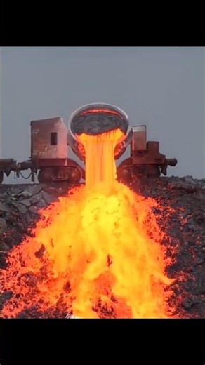 “Machines that can withstand 2000° heat! What is the metal secret hidden in slag dumping?”