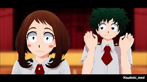 #mmd #mikumikudance #3d #anime #BNHA #OchacoUraraka #Midoriyaizuku #animation