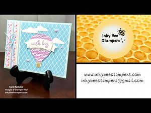 Stampin' Up! Hot Air Balloon Book Fold Birthday Card Sneak Peek!