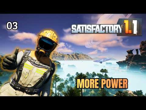 Satisfactory 1.1 – Concrete & More Power | Ep 03