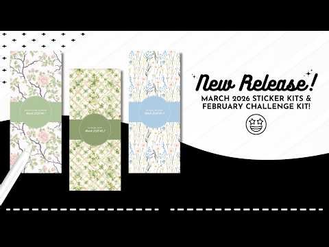 P2P New Release 🎉 March 2026 Sticker Kits + February 2026 Challenge Kit! 🤩