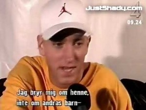Eminem - Interview 2003 (TV4 Nyhetsmorgon SWEDEN)