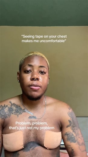 TransTape™️ on Instagram: "Never let someone else’s misunderstanding stop you from feeling comfortable and confident in your body.⁠ ⁠ You deserve joy, comfort, and pride in who you are—just like everyone else.⁠ ⁠ At the end of the day, we are all human. ❤️⁠ ⁠ @bvncsan he/they⁠ #theythem #trans #enby #nonbinary #TransTape #chestbinding #LGBTIA #transisbeautiful"