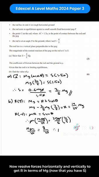 A Level Maths Mechanics Walkthrough - June 2024