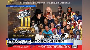 Jazz legend Gerald Albright will be performing at the 10th Annual Steel City Smooth Jazz Fest, happening in Birmingham's Linn Park this Friday through Sunday. Watch the CBS 42 News for daily community updates. | CBS 42