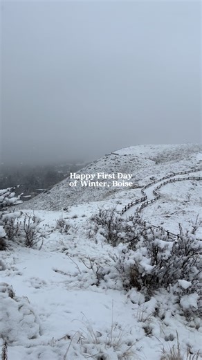 Boise Parks and Recreation on Instagram: "Manifesting snowy days like these this season🌨️✨🕯️ Happy winter solstice, Boise!"