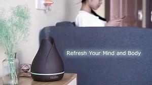 Watch VicTsing 500ML Essential Oil Diffuser, Ultrasonic Aroma Diffuser with 7-Color LED Light, Adjustab... on Amazon Live