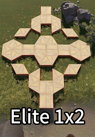 Elite Meta 1x2 Base Design for Rust