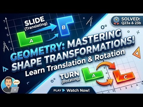 Cambridge IGCSE Math: Describing Geometric |Transformations Explained #IGCSEMath #Transformations