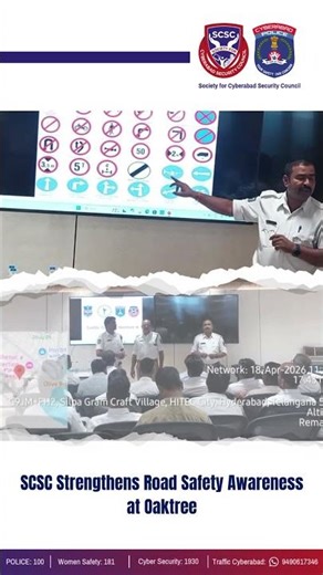 SCSC Strengthens Road Safety Awareness at Oaktree 🚦 #scsc