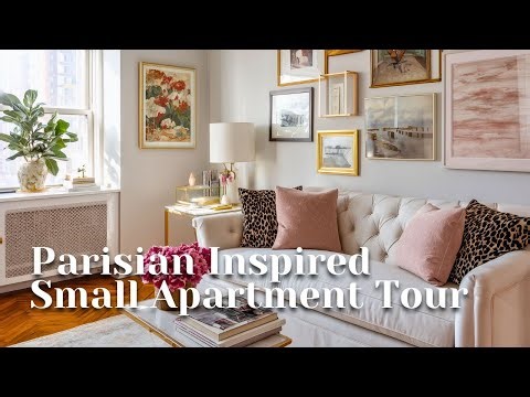 Parisian Inspired Small Apartment Tour | Timeless French Chic in Every Detail