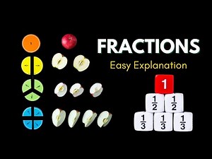 Fractions | What is a Fraction? | Introduction of Fractions for Kids