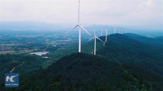 Wind sweeps across mountains and seas, over lakes and rivers. In China, wind brings power. From the Gobi Desert to the plains, from coasts to forests, China's wind power, with wind as its wings, is moving toward a greener future! | China Xinhua Economy